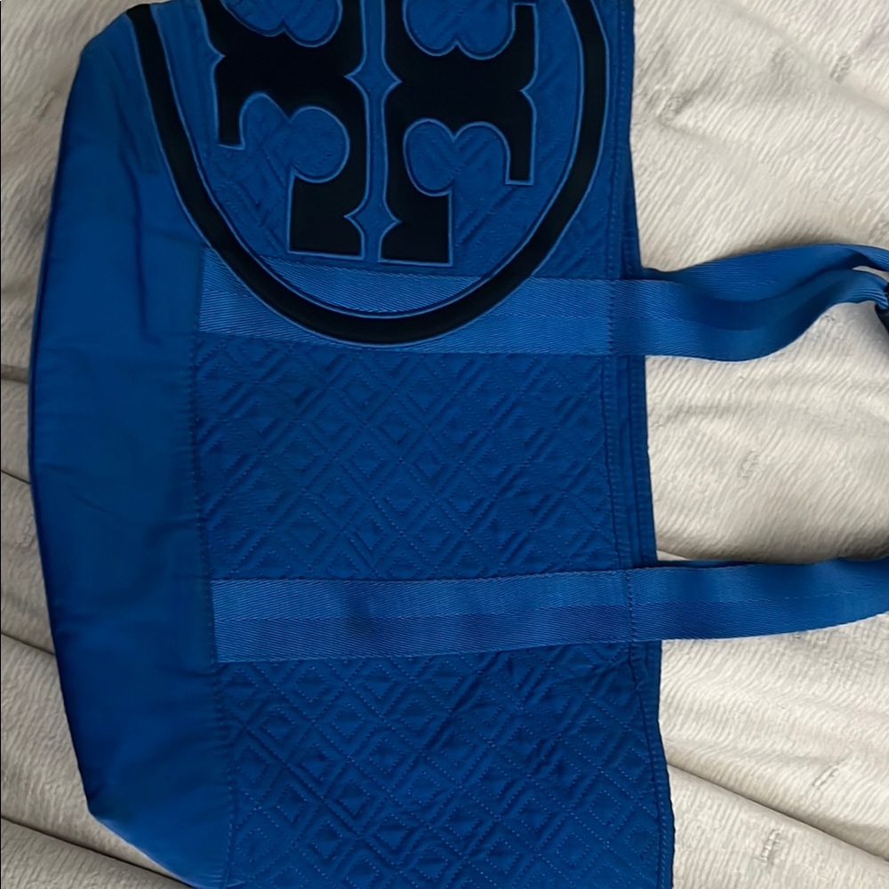 Tory Burch Blue Tote Bag- open to offer